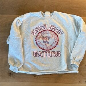 Vintage Sacred Heart Gators Gray Sweatshirt